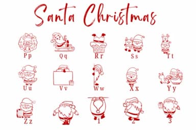 Santa Christmas by Suphitchaya — Dingbats Font — thumbnail 3