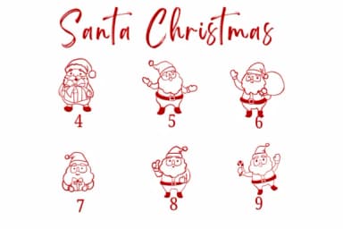 Santa Christmas by Suphitchaya — Dingbats Font — thumbnail 4