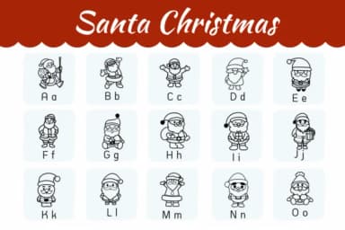 Santa Christmas by Natchuta — Dingbats Font — thumbnail 2
