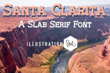 Santa Clarita by Illustration Ink — Slab Serif Font — thumbnail 1
