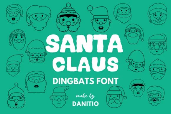 Santa Claus by danita.kukkai — Dingbats Font