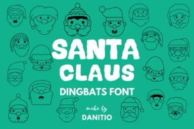 Santa Claus by danita.kukkai — Dingbats Font — thumbnail 1