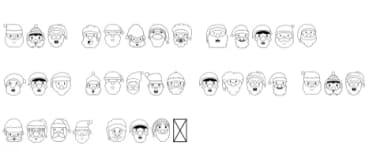 Santa Claus by danita.kukkai — Dingbats Font — thumbnail 7