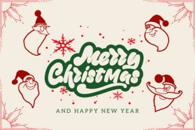 Santa Claus Doodle by Nun Sukhwan — Dingbats Font — thumbnail 6