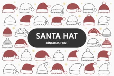 Santa Hat by Dito (7NTypes) — Dingbats Font — thumbnail 1