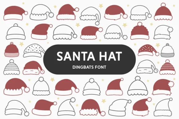 Santa Hat by Dito (7NTypes) — Dingbats Font