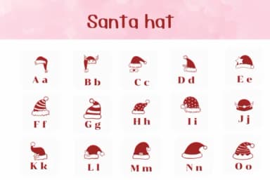 Santa Hat by Ketsarin — Dingbats Font — thumbnail 2