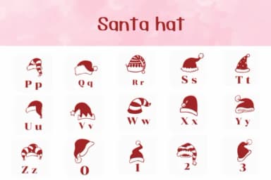 Santa Hat by Ketsarin — Dingbats Font — thumbnail 3