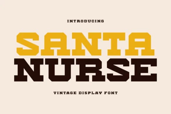 Santa Nurse by Almairatype Studio — Slab Serif Font
