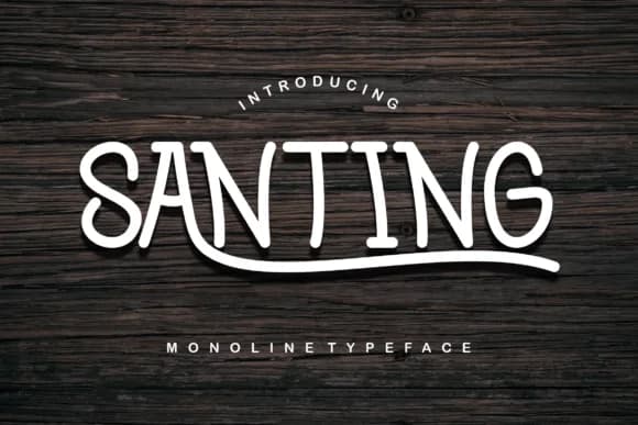Santing by prayoga_std — Slab Serif Font