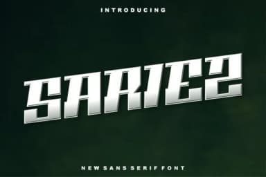 Sariez by kalingga.albert — Slab Serif Font — thumbnail 1
