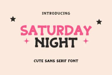 Saturday Night by SiapGraph — Slab Serif Font — thumbnail 1