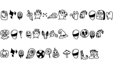 Say Hi Spooky by Apollo no.64 — Dingbats Font — thumbnail 6