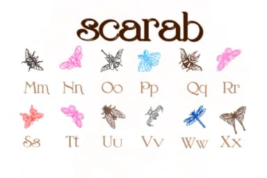 Scarab by KinnareeART — Dingbats Font — thumbnail 3
