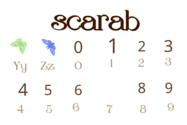 Scarab by KinnareeART — Dingbats Font — thumbnail 4