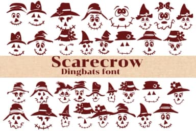 Scarecrow by Nongyao — Dingbats Font — thumbnail 1