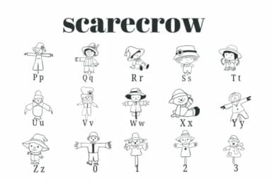 Scarecrow by Suphitchaya — Dingbats Font — thumbnail 3