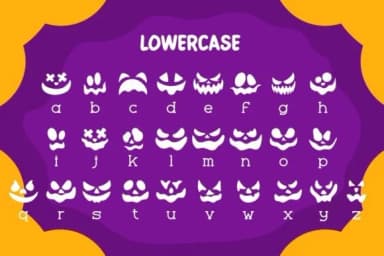 Scary Face Font by Pian45 — Dingbats Font — thumbnail 5