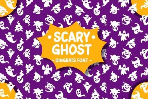 Scary Ghost by Pian45 — Dingbats Font