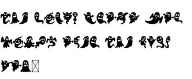Scary Ghost by Pian45 — Dingbats Font — thumbnail 8