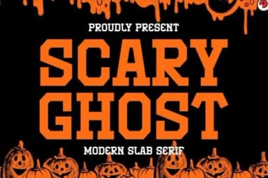 Scary Ghost by Intype Studio — Slab Serif Font — thumbnail 1