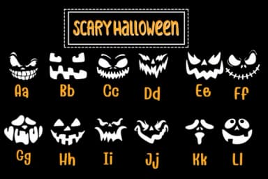 Scary Halloween by PraewDesigns — Dingbats Font — thumbnail 2