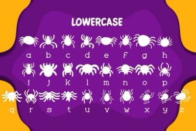 Scary Spider by Pian45 — Dingbats Font — thumbnail 5