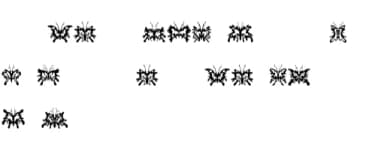 Schmetterlinge by vladimirnikolic — Dingbats Font — thumbnail 5