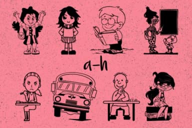 School by Minimalistartstudio — Dingbats Font — thumbnail 6