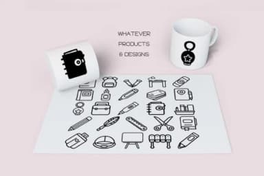 School Alphabet by WADLEN — Dingbats Font — thumbnail 6