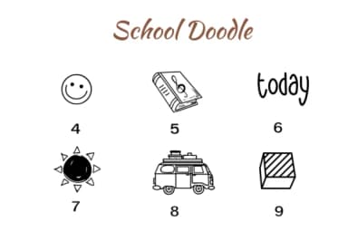 School Doodle by Nun Sukhwan — Dingbats Font — thumbnail 4