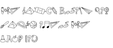 School Doodle by Chonada — Dingbats Font — thumbnail 8