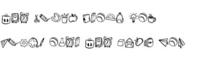 School Doodle by Sontaya — Dingbats Font — thumbnail 7