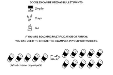 School Doodle by digitalplannerland — Dingbats Font — thumbnail 7