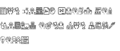 School Doodles by Mary Kay's Magic — Dingbats Font — thumbnail 7