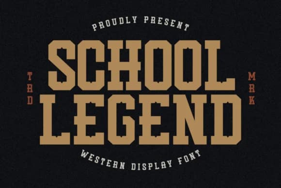 School Legend by Almairatype Studio — Slab Serif Font