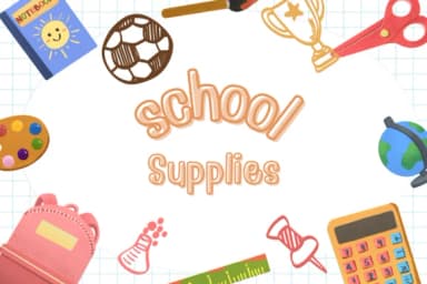 School Supplies by PraewDesigns — Dingbats Font — thumbnail 6