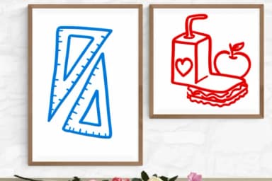 School Supplies Doodle by CHANOK — Dingbats Font — thumbnail 6