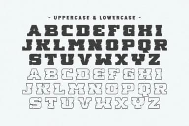 School Varsity by Pian45 — Slab Serif Font — thumbnail 2