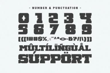 School Varsity by Pian45 — Slab Serif Font — thumbnail 3