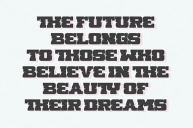 School Varsity by Pian45 — Slab Serif Font — thumbnail 7