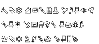 Science by YandiDesigns — Dingbats Font — thumbnail 6