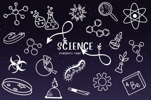 Science by CHANOK — Dingbats Font