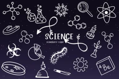 Science by CHANOK — Dingbats Font — thumbnail 1