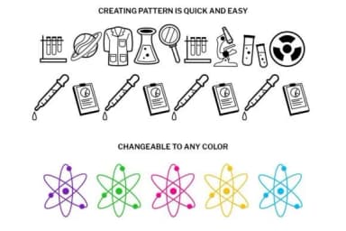 Science Doodle by digitalplannerland — Dingbats Font — thumbnail 3