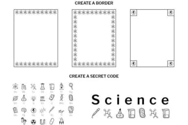 Science Doodle by digitalplannerland — Dingbats Font — thumbnail 6