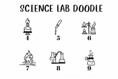 Science Lab Doodle by CHANOK — Dingbats Font — thumbnail 4
