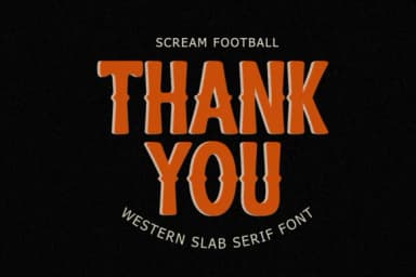 Scream Football by Almairatype Studio — Slab Serif Font — thumbnail 4