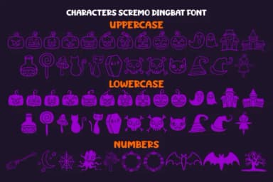 Scremo by Dreamink (7ntypes) — Dingbats Font — thumbnail 2