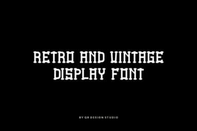 Screw Western by qrdesignstd — Slab Serif Font — thumbnail 4